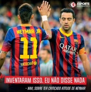 Xavi e Neymar