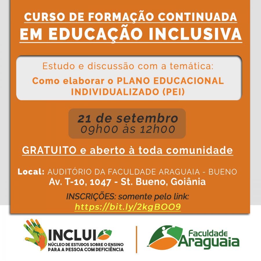 Faculdade Araguaia realiza formação em educação inclusiva