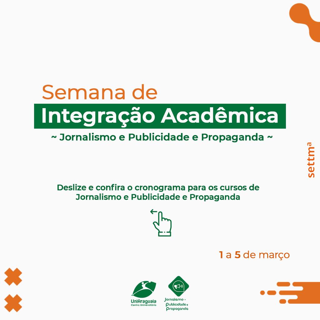 Semana de Integração Acadêmica de Jornalismo e Publicidade e Propaganda