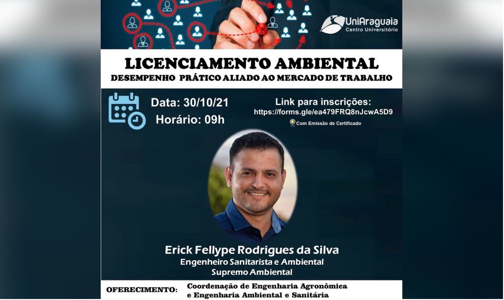 Uniaraguaia oferece palestra sobre Licenciamento Ambiental