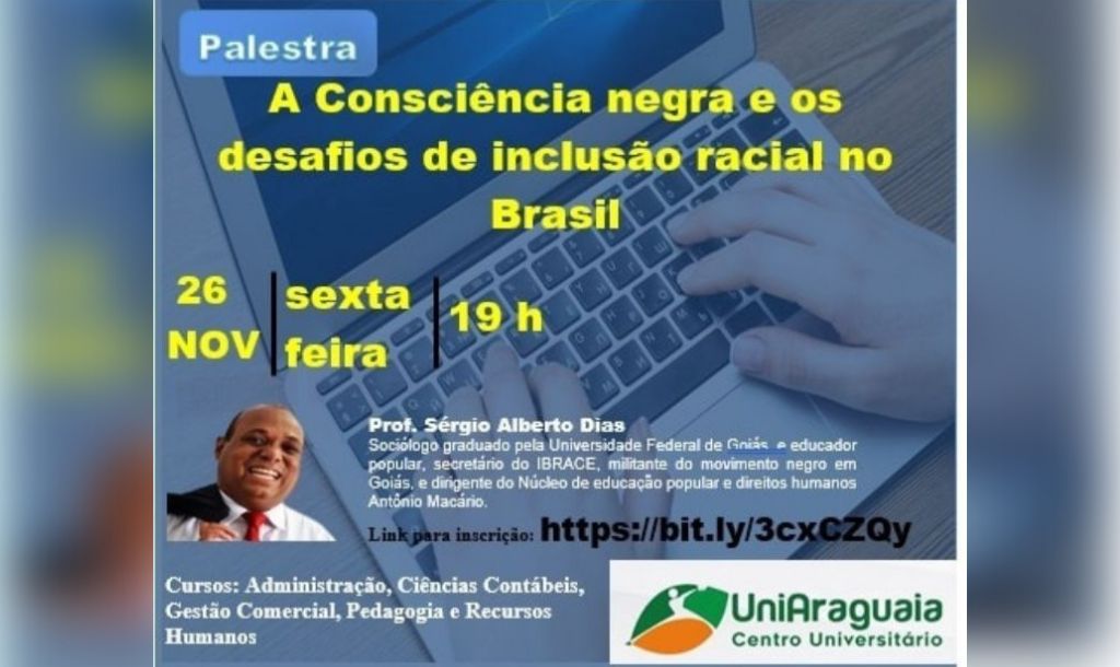 Palestra relativa ao Dia da Consciência Negra reúne vários cursos da UniAraguaia