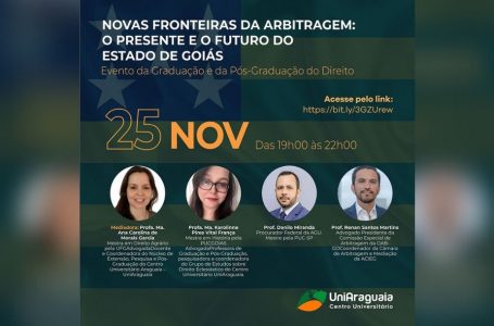 UniAraguaia traz especialistas para palestra sobre direito no estado de Goiás