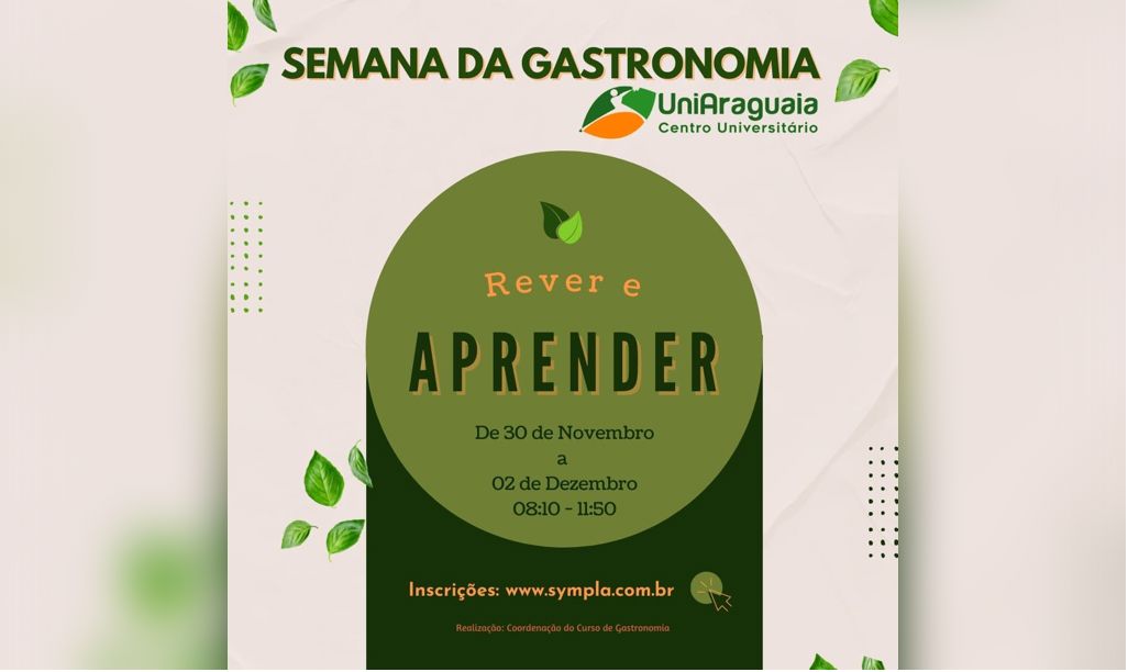 Semana da Gastronomia revisa conteúdos abordados ao longo do curso