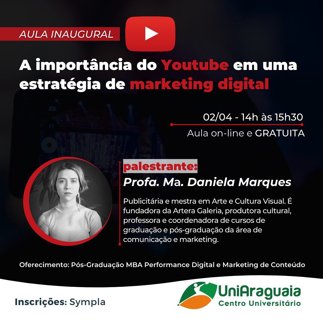 YouTube será tema de discussão em aula inaugural de pós-graduação