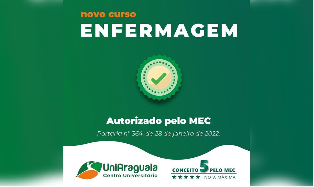 Curso de Enfermagem será ofertado pela UniAraguaia a partir de agosto￼