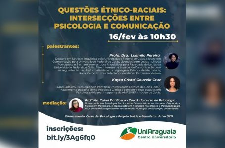 Curso de Psicologia realiza palestra sobre questões étnico-raciais