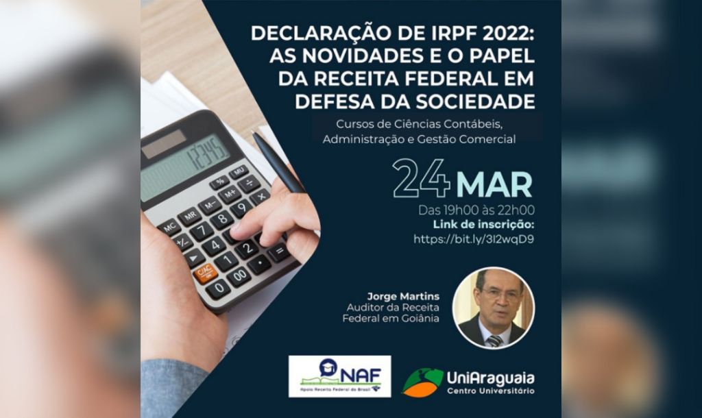 Cursos oferecem palestra sobre Declaração de IRPF￼