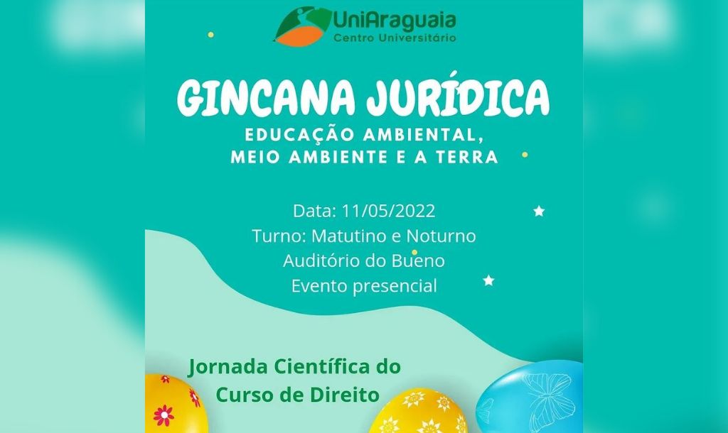 Jornada Científica do curso de Direito debate educação ambiental com workshop, gincana e concurso de frases