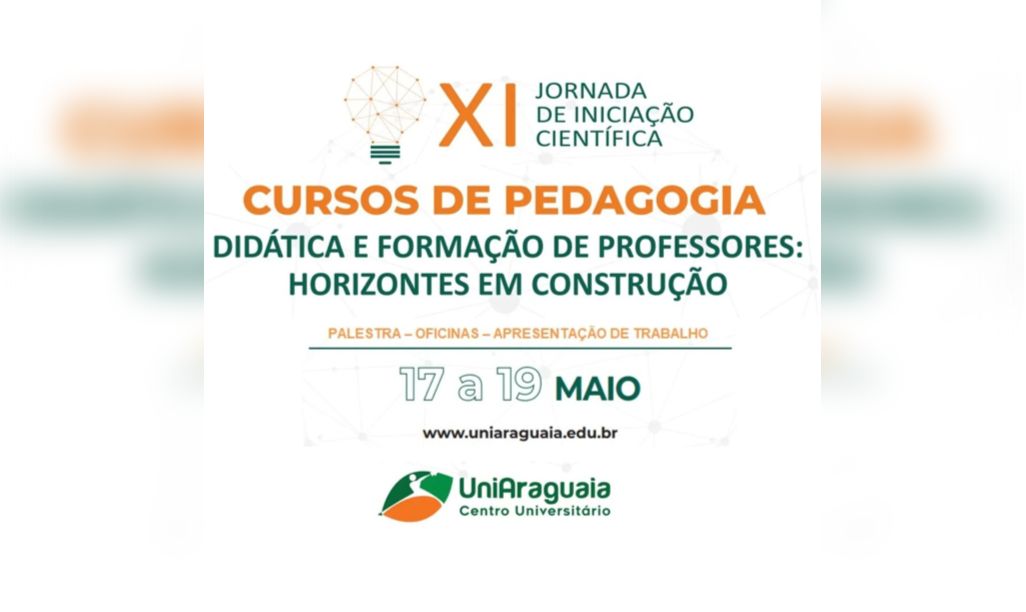 Cursos de Pedagogia realizam XI Jornada de Iniciação Científica